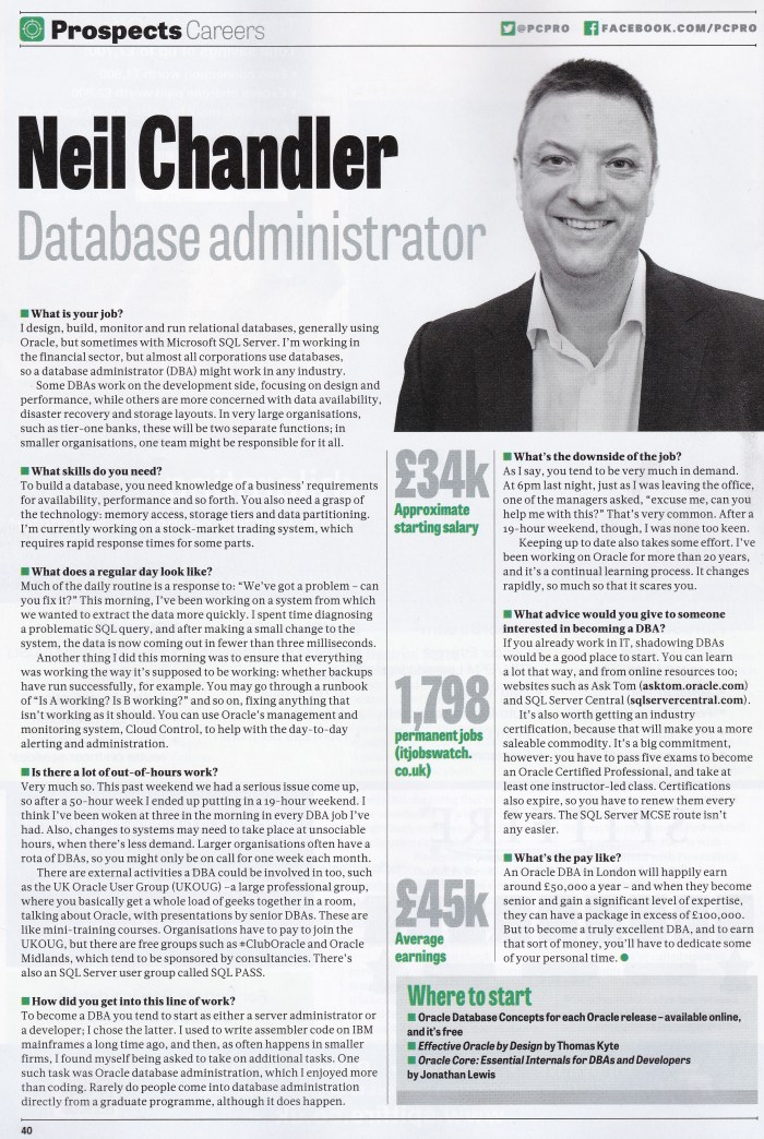 PC Pro Neil Chandler DBA