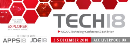 UK Oracle User Group Tech18 conference image